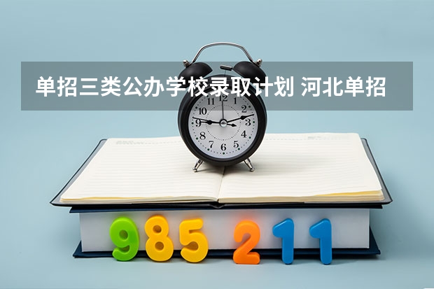 单招三类公办学校录取计划 河北单招第三类公办学校分数线