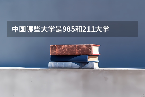 中国哪些大学是985和211大学