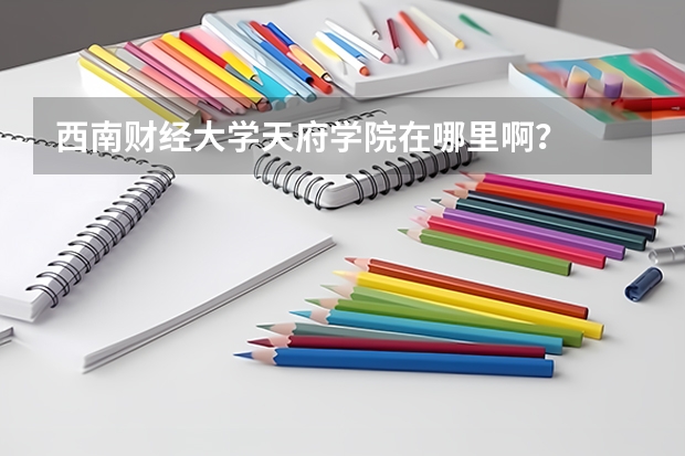 西南财经大学天府学院在哪里啊？