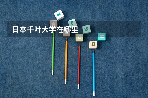 日本千叶大学在哪里