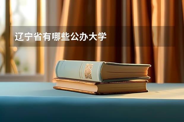 辽宁省有哪些公办大学