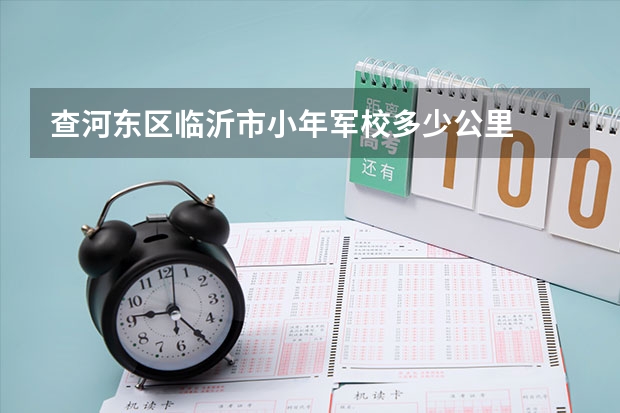 查河东区临沂市小年军校多少公里