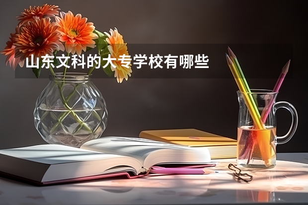 山东文科的大专学校有哪些