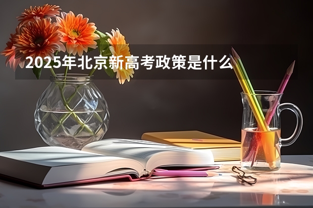 2025年北京新高考政策是什么