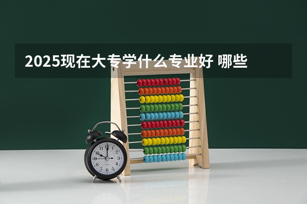 2025现在大专学什么专业好 哪些专业有前途