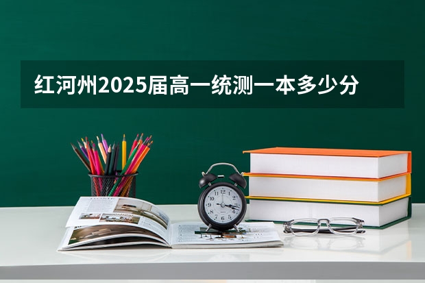 红河州2025届高一统测一本多少分？