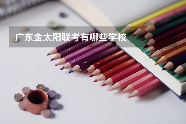 广东金太阳联考有哪些学校