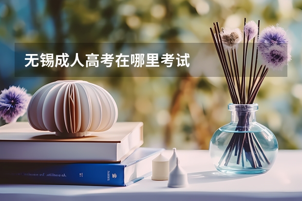 无锡成人高考在哪里考试