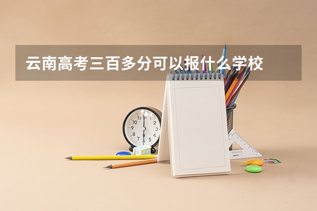 云南高考三百多分可以报什么学校