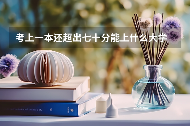考上一本还超出七十分能上什么大学