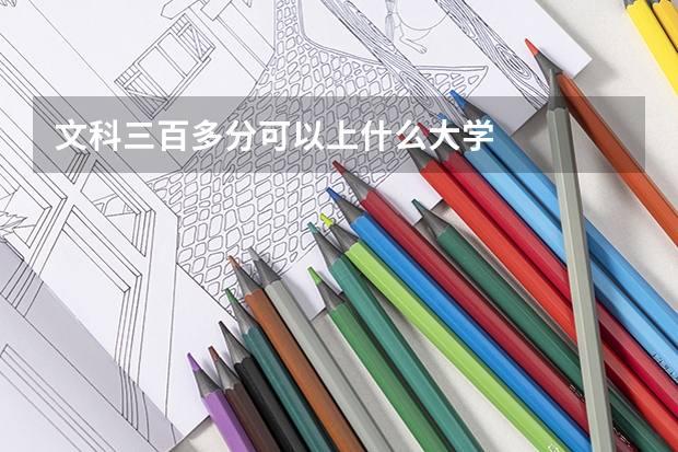 文科三百多分可以上什么大学