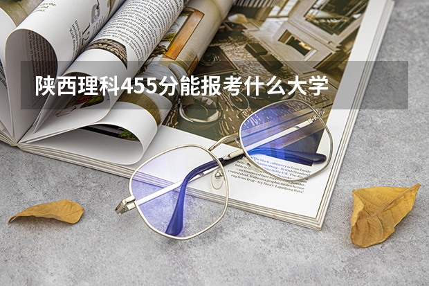 陕西理科455分能报考什么大学