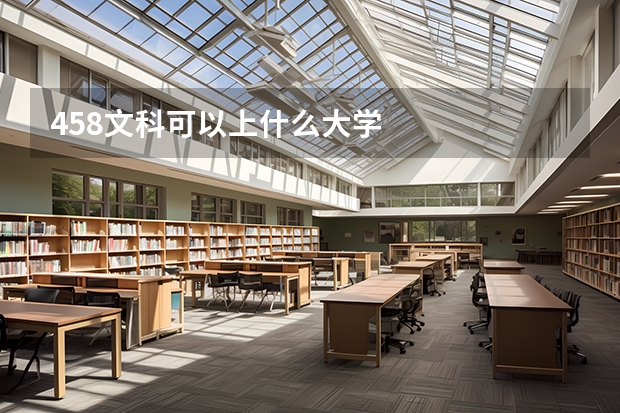 458文科可以上什么大学
