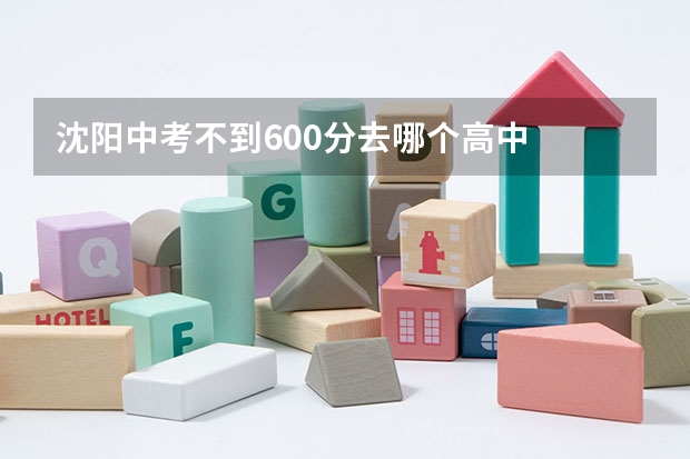 沈阳中考不到600分去哪个高中