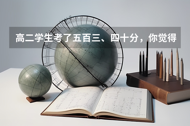 高二学生考了五百三、四十分，你觉得会是什么水平？