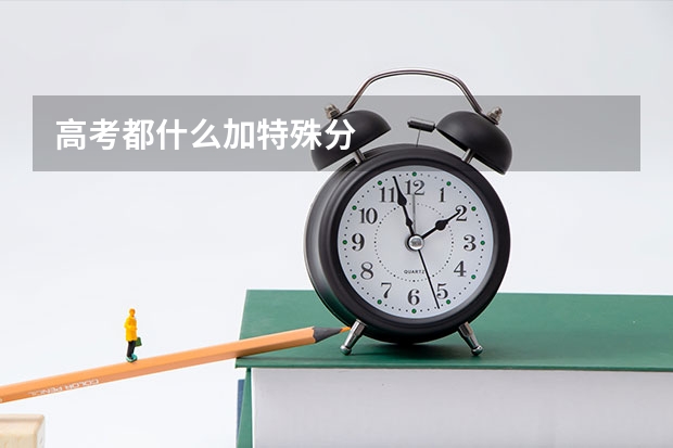 高考都什么加特殊分