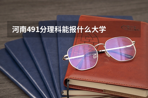 河南491分理科能报什么大学