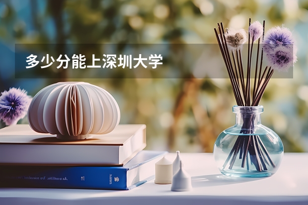 多少分能上深圳大学