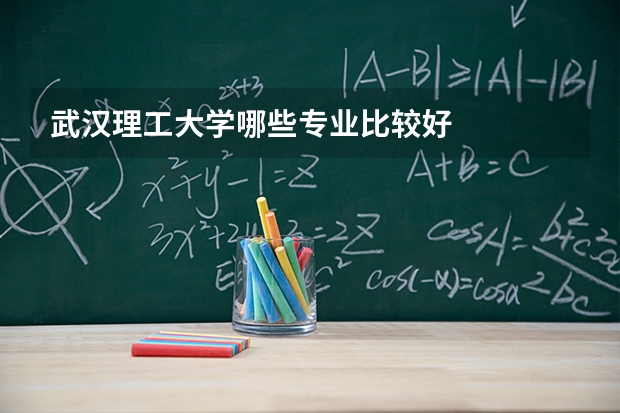 武汉理工大学哪些专业比较好