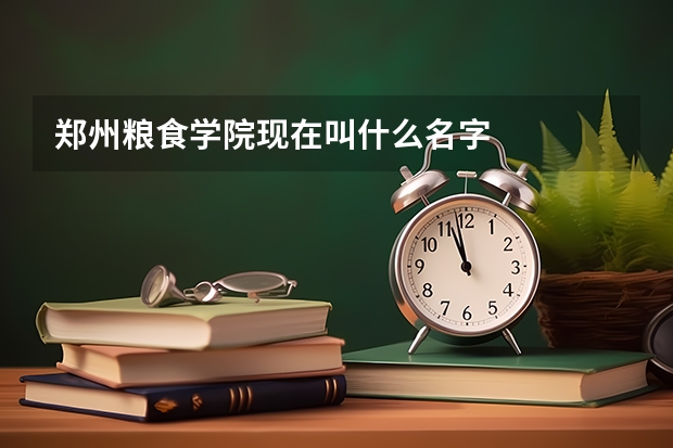 郑州粮食学院现在叫什么名字