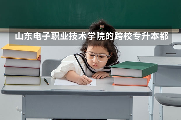 山东电子职业技术学院的跨校专升本都是和哪几所大学？物流专业呢？