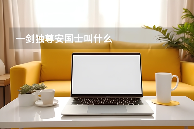一剑独尊安国士叫什么
