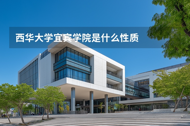 西华大学宜宾学院是什么性质