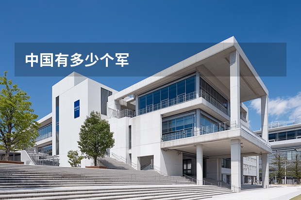 中国有多少个军