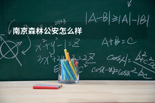 南京森林公安怎么样