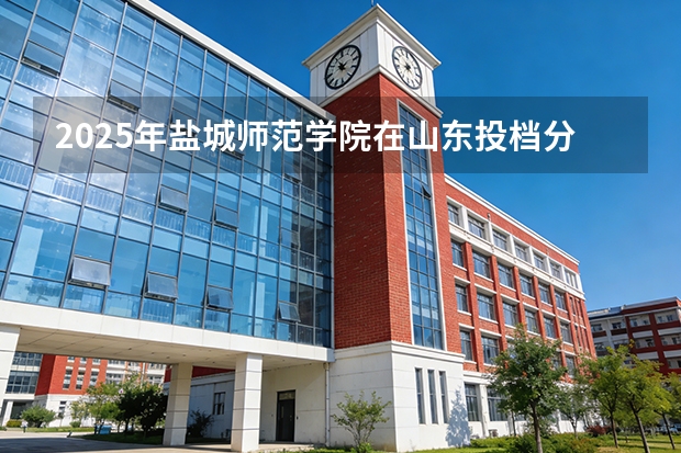 2025年盐城师范学院在山东投档分数线（2026年参考）