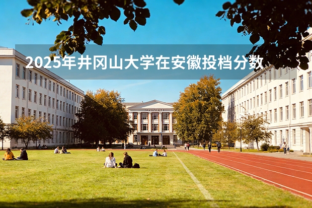 2025年井冈山大学在安徽投档分数线（2026年参考）