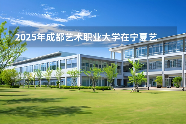 2025年成都艺术职业大学在宁夏艺术类投档分数线（2026年参考）