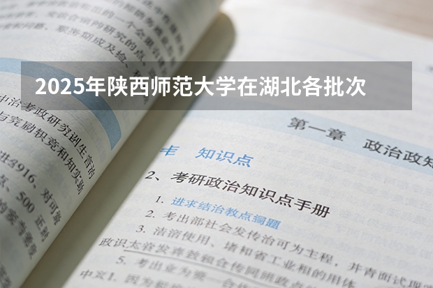 2025年陕西师范大学在湖北各批次选科要求（2026年参考）