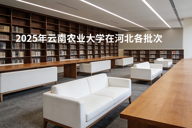 2025年云南农业大学在河北各批次选科要求（2026年参考）