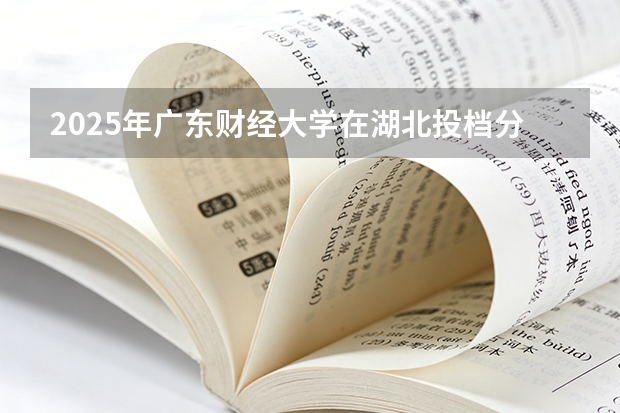 2025年广东财经大学在湖北投档分数线（2026年参考）