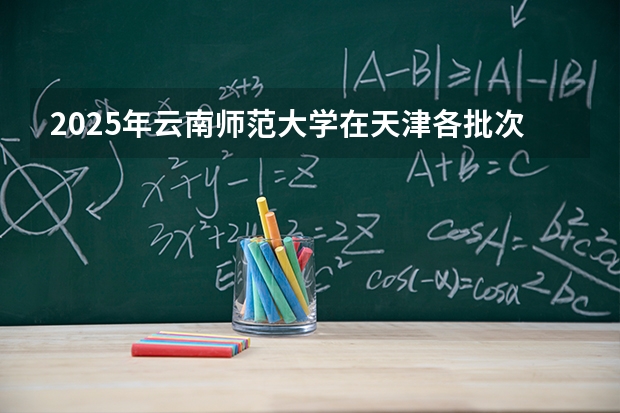 2025年云南师范大学在天津各批次选科要求（2026年参考）