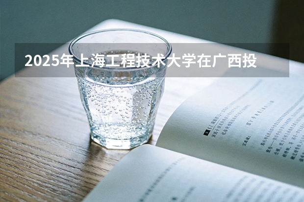 2025年上海工程技术大学在广西投档分数线（2026年参考）