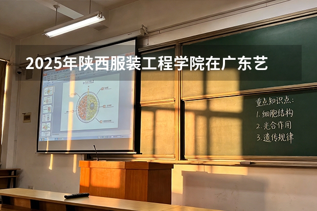 2025年陕西服装工程学院在广东艺术类投档分数线（2026年参考）