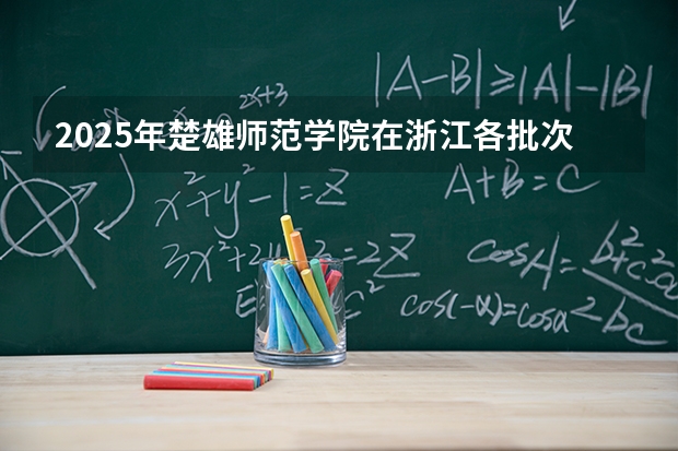 2025年楚雄师范学院在浙江各批次选科要求（2026年参考）