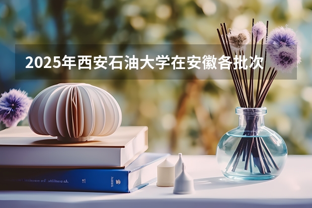 2025年西安石油大学在安徽各批次选科要求（2026年参考）