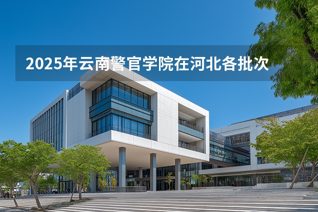 2025年云南警官学院在河北各批次选科要求（2026年参考）
