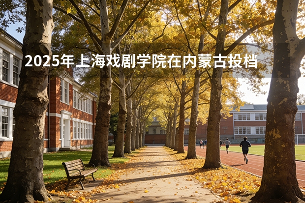 2025年上海戏剧学院在内蒙古投档分数线（2026年参考）