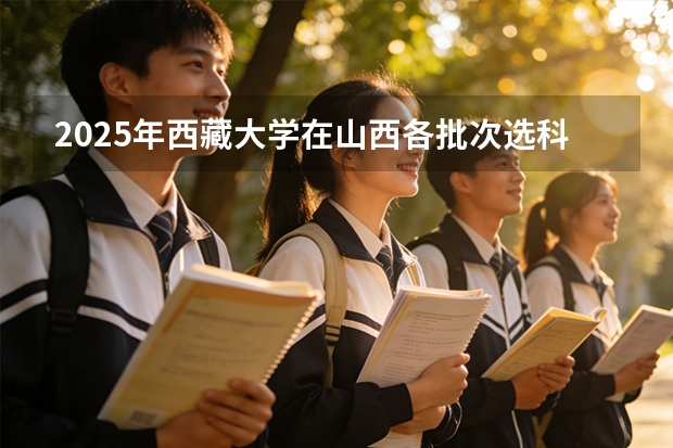 2025年西藏大学在山西各批次选科要求（2026年参考）