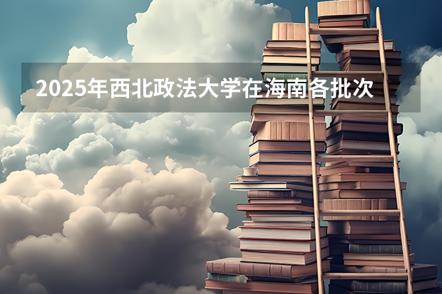 2025年西北政法大学在海南各批次选科要求（2026年参考）