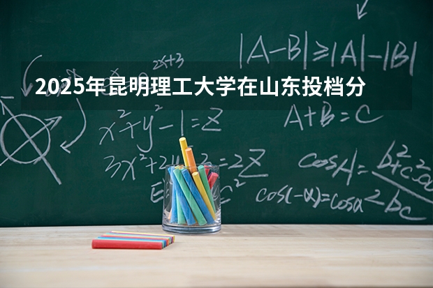 2025年昆明理工大学在山东投档分数线（2026年参考）