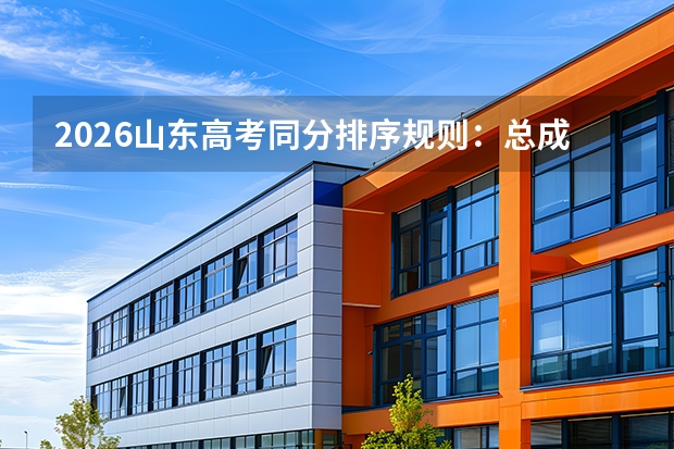 2026山东高考同分排序规则：总成绩相同按五科成绩排序