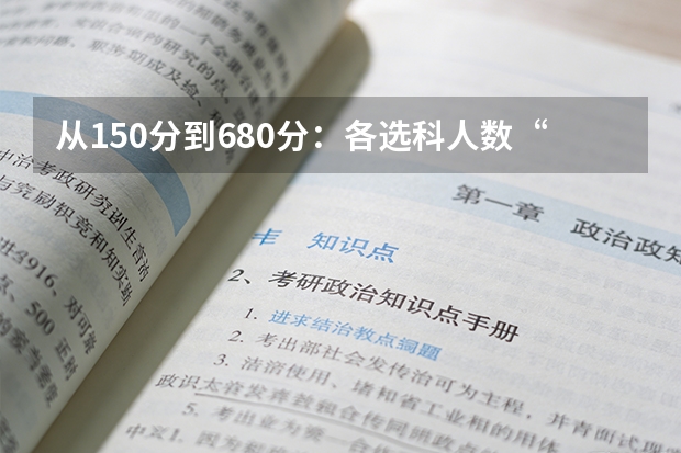 从150分到680分：各选科人数&ldquo;衰减率&rdquo;对比，文科衰减最快