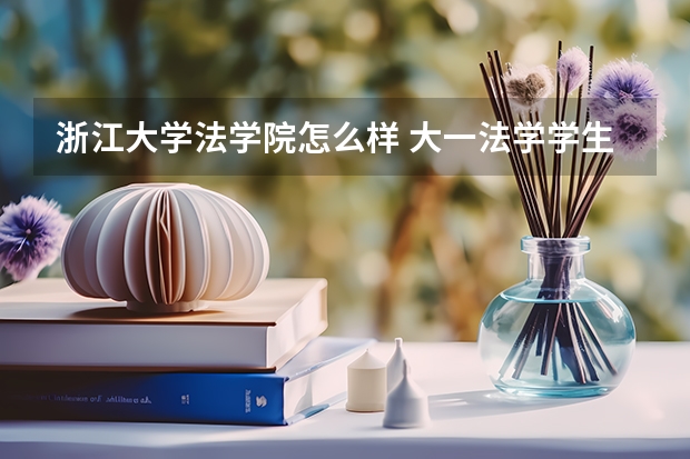 浙江大学法学院怎么样 大一法学学生想考浙大的法学研究生