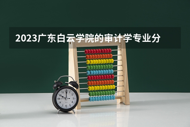 2023广东白云学院的审计学专业分数线高不高 广东白云学院审计学专业历年分数线参考表单