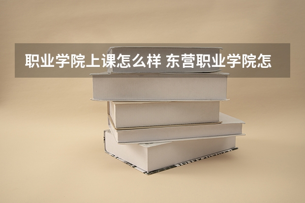 职业学院上课怎么样 东营职业学院怎样上课